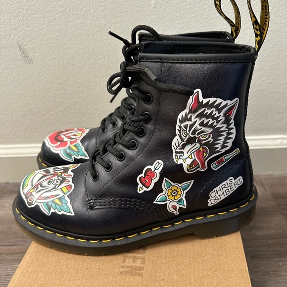 Dr. Martens Unisex Limited Edition 1460 Chris Lambert Tattoo - Picture 2 of 9
